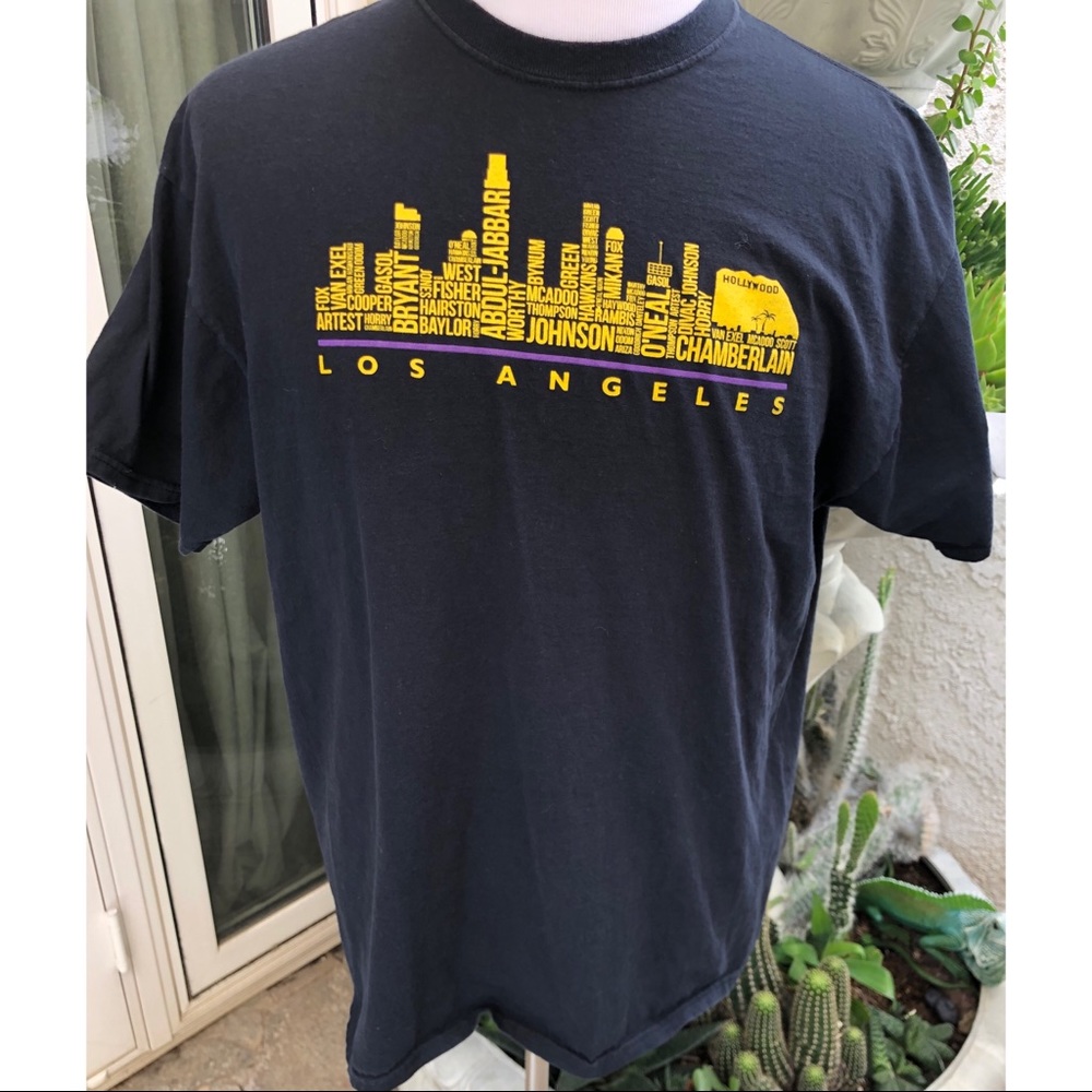 Los Angeles Lakers T Shirt Mens Medium